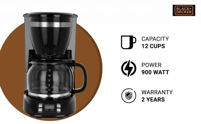 Black + Decker BXCM1201IN Drip Coffee Maker