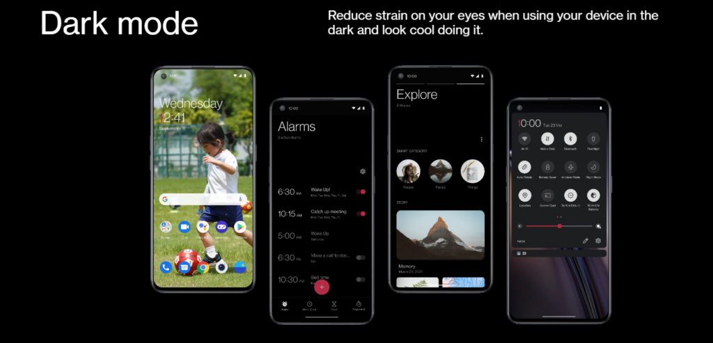 oneplus nord 5g ce dark mode