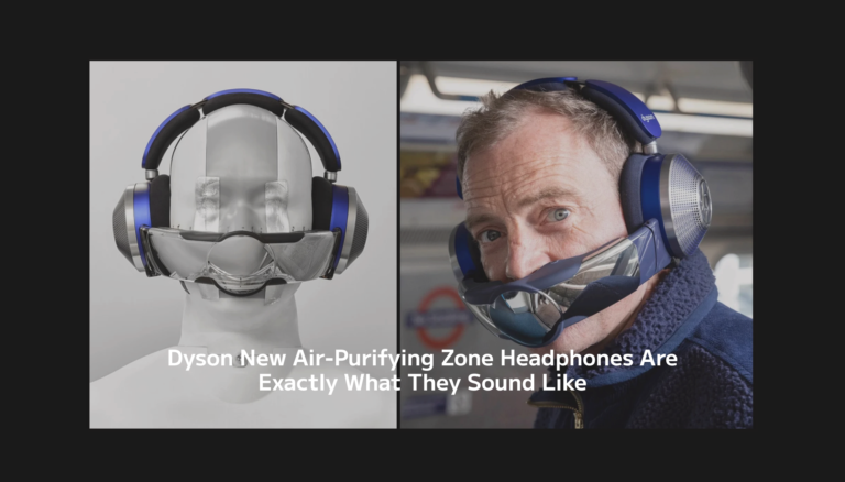 Dyson’s Zon Air-Purifying Headphones Are Exactly What They Sound Like