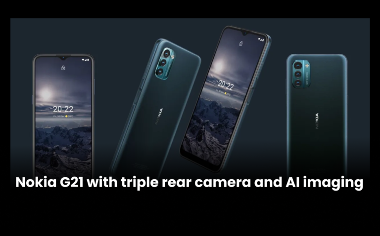 Nokia G21 with triple rear camera and AI imaging