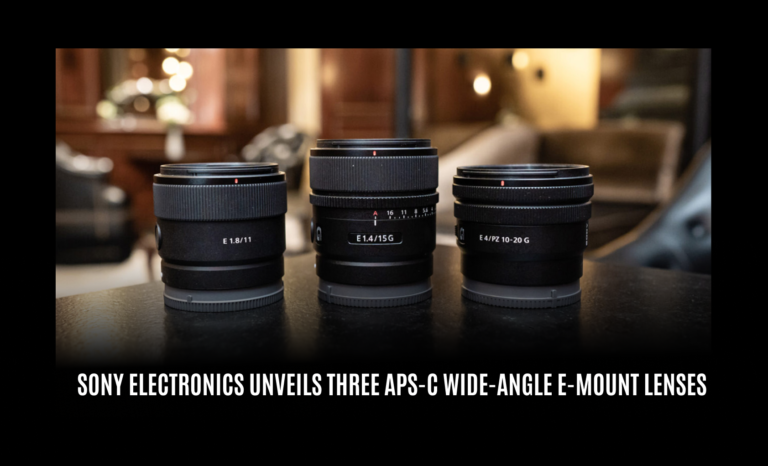 Sony Electronics Unveils Three APS-C Wide-Angle E-Mount Lenses