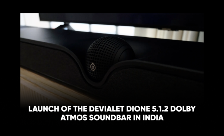 Launch of the Devialet Dione 5.1.2 Dolby Atmos soundbar in India