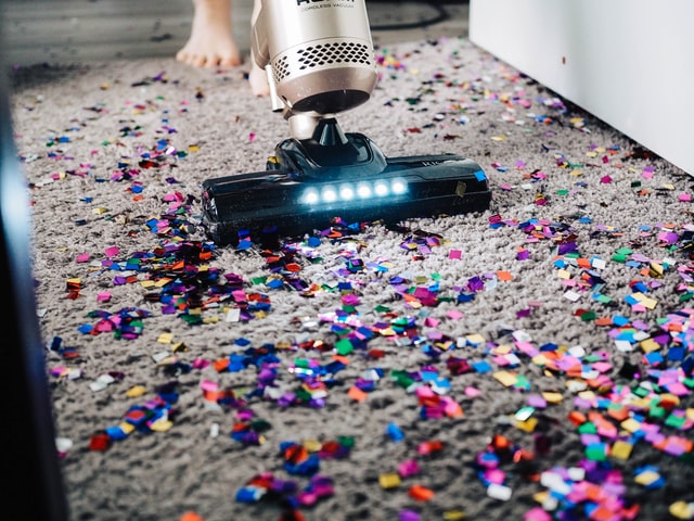 A vacuum cleaner, one of the top home cleaning gadgets