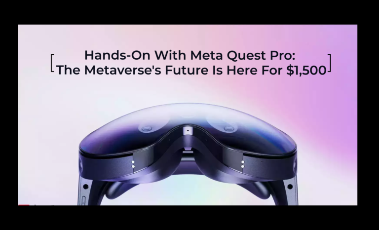 Hands-on with Meta Quest Pro: The Metaverse’s Future is Here for $1,500