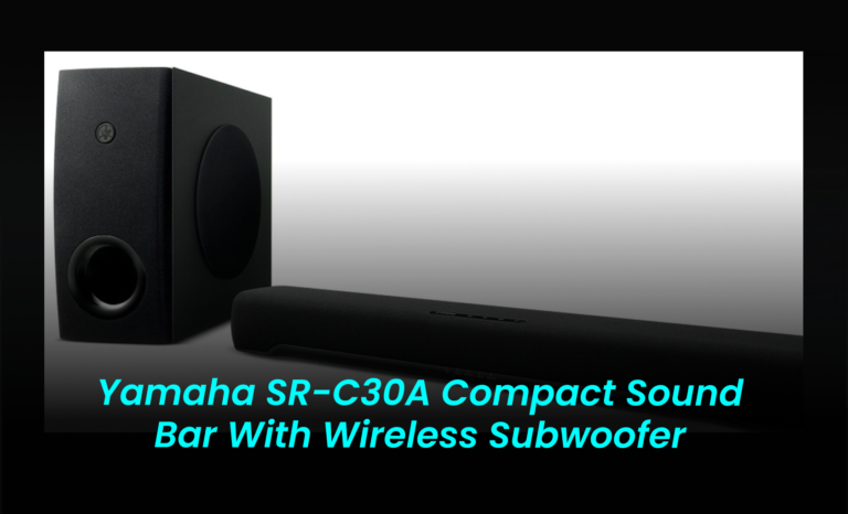 Yamaha SR-C30A Compact Sound Bar with Wireless Subwoofer