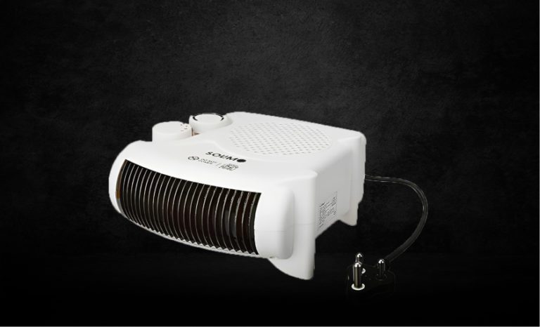 Amazon Brand – Solimo 2000/1000 Watts Room Heater with Adjustable Thermostat White colour