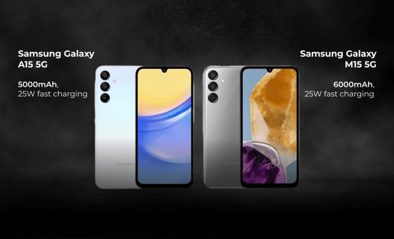 Samsung Galaxy A15 5G vs. Samsung Galaxy M15 5G: A Detailed Comparison
