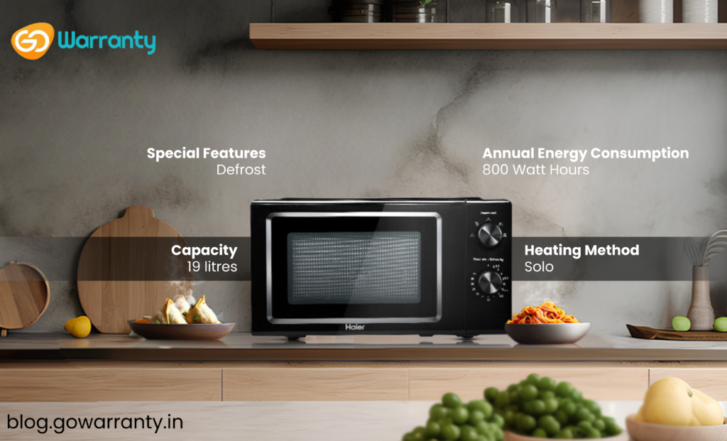 Master Effortless Cooking with the Haier 19L Solo Microwave Oven