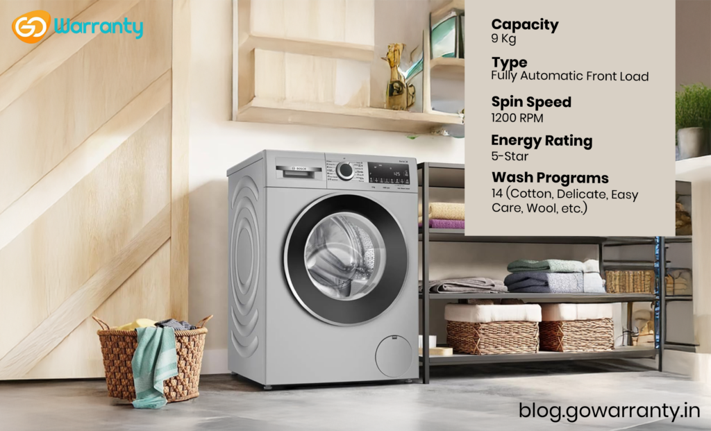 Bosch 9 Kg Fully Automatic Front Load Washing Machine