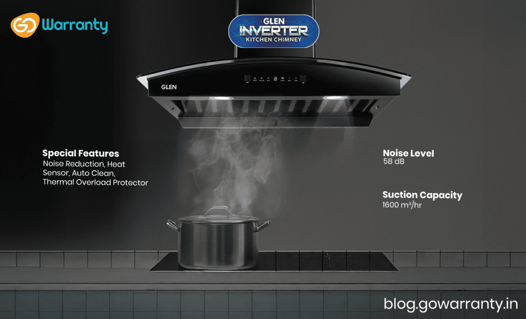 Maintain Your Kitchen Hygiene With The Glen Fabia BLDC Chimney