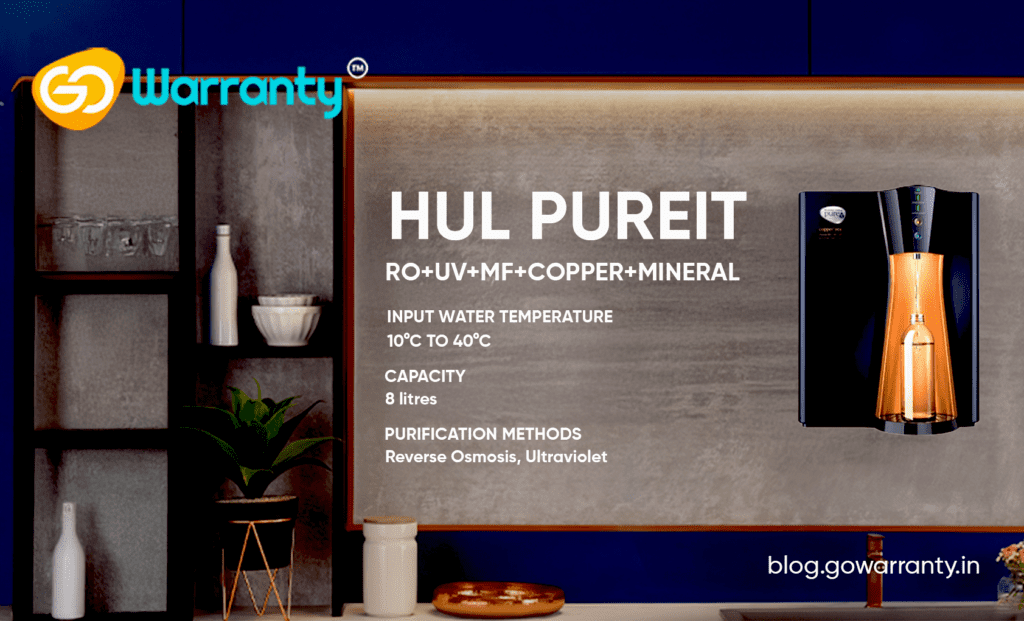 HUL Pureit Copper+ RO Water Purifier Protects Health